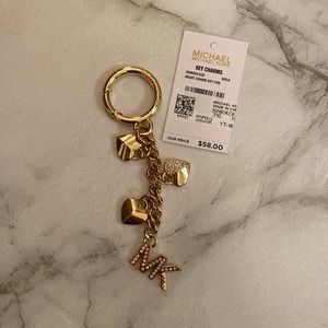 Michael Kors Heart Charm Key Fob
